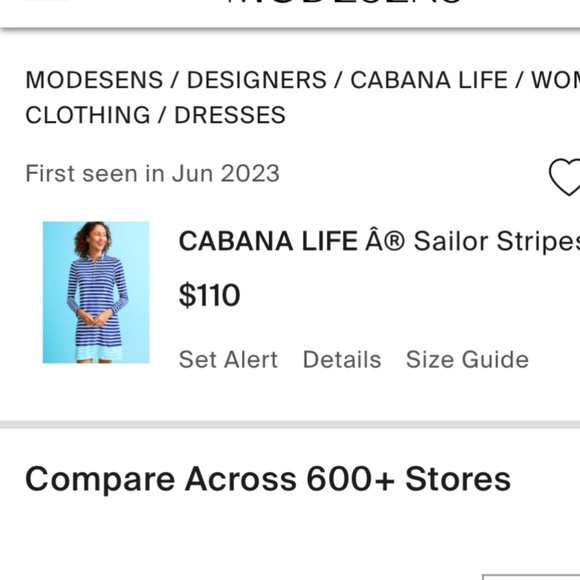 Talbots x Cavana Life active dress/swim cover up.‎ NWOT . Retail 110 - Picture 2 of 7